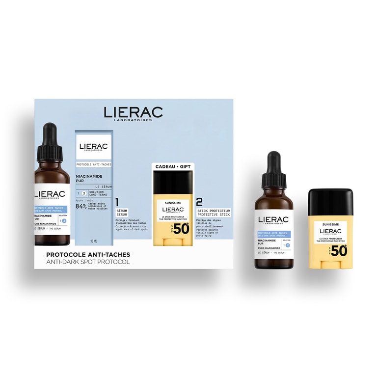 Πρωτοκολλο Κατα Των Κηλιδων Coffret Anti-Taches Sérum + Stick Solaire SPF50+ Offert